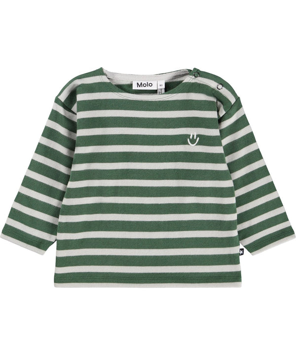 Maglia righe verde