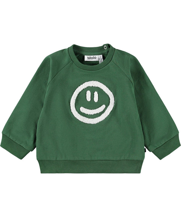 Felpa smile verde