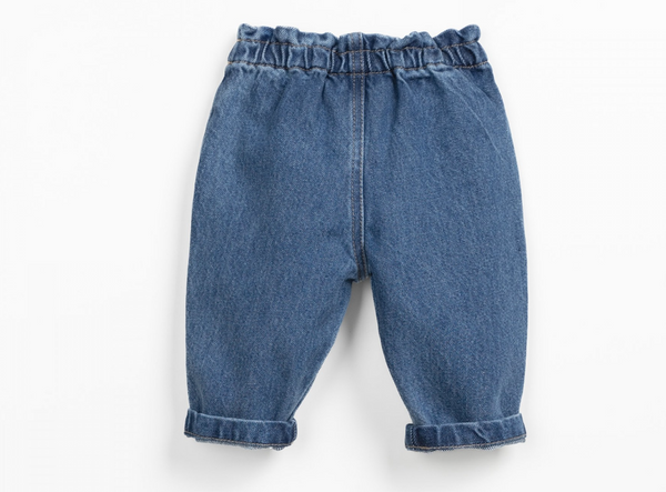 Pantaloni di jeans con cintura elasticizzata |