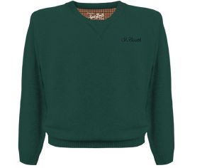 Maglione in tinta unita verdone