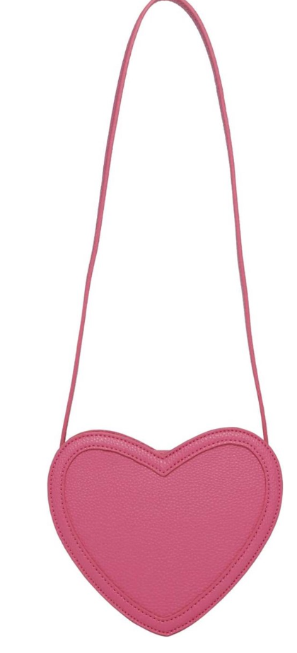 Borsa  a forma di cuore fuxcia