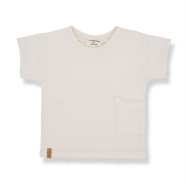 T-shirt bianca manica corta