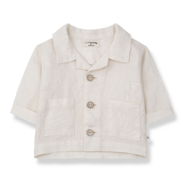 Camicia lino bianca