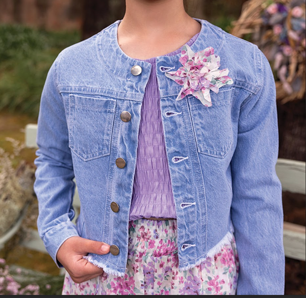 Giacca denim azzurro