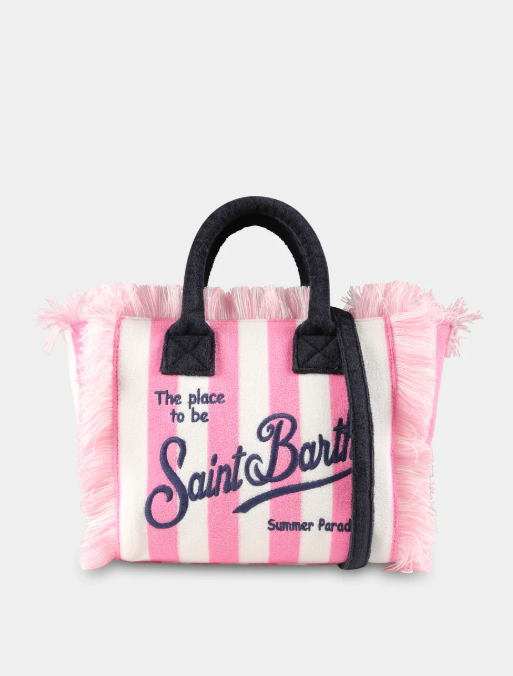 Borsa mare Colette rosa per bambina con logo