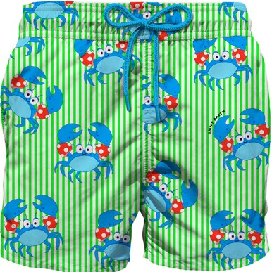 Costume da bagno con stampa granchio