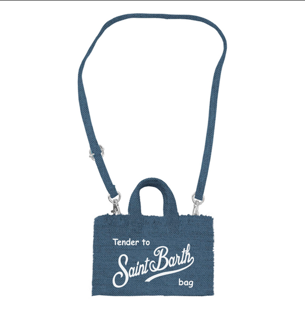 Phone bag in canvas di cotone