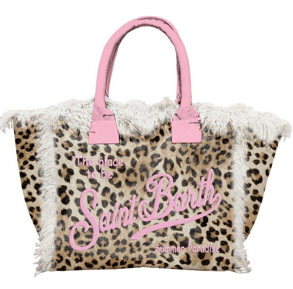 Borsa Mini Vanity leopardata