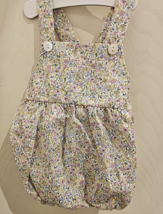 Salopette in cotone liberty
