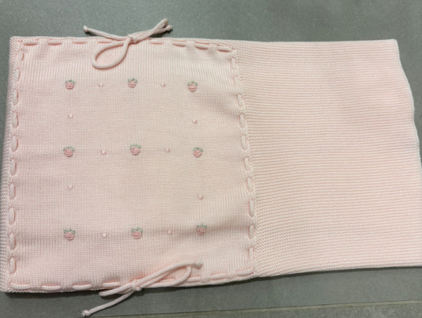 Coperta rosa in lana