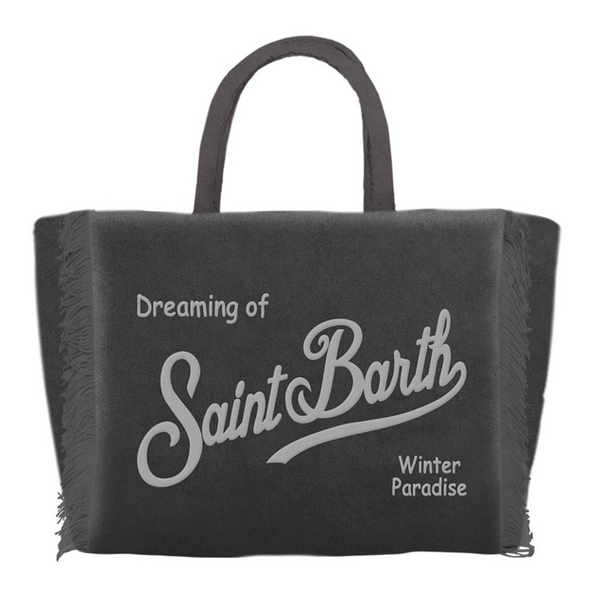 Borsa a mano Vanity Mini Velvet in velluto nero