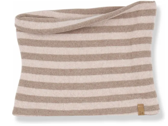 Collo in caldo cotone rosa e cipria