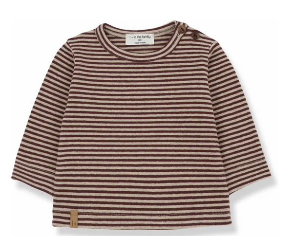 Maglietta  Bordeaux a righe