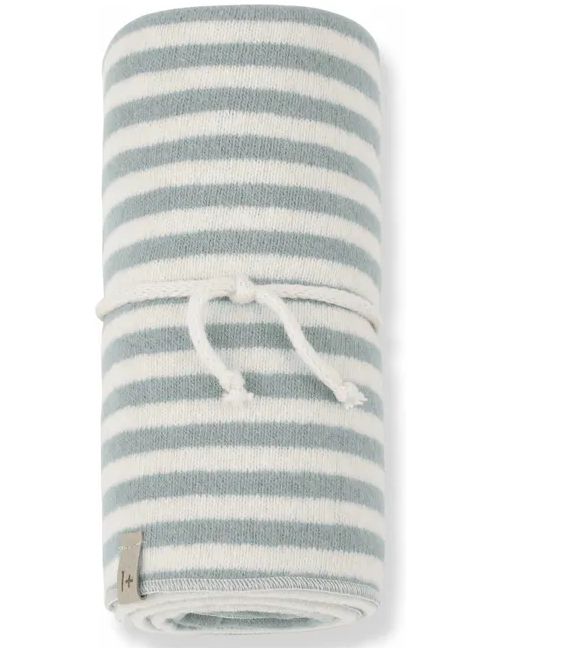 Coperta in caldo cotone azzurro