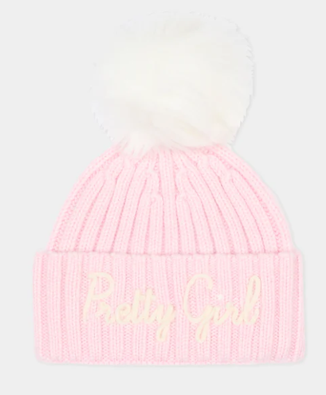 Cappello rosa per bambina con scritta Pretty Girl
