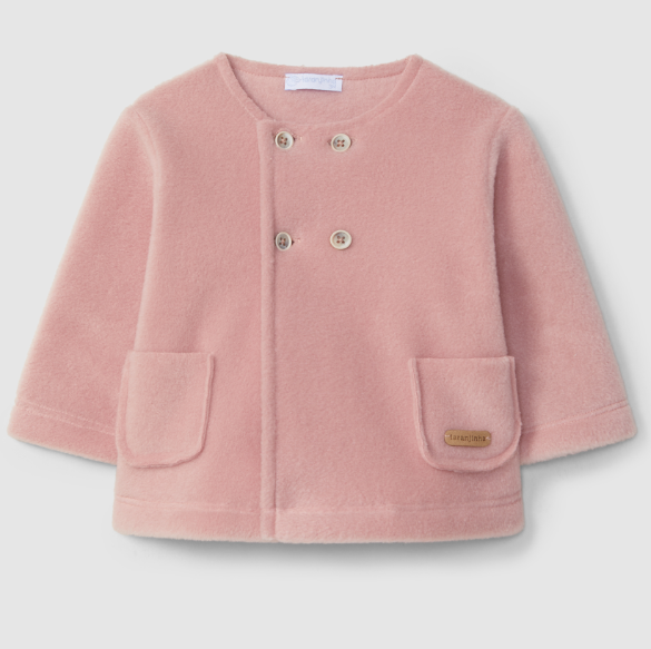 Giacca in pile con tasche