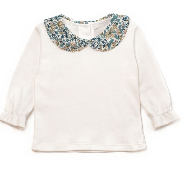 Polo con colletto liberty