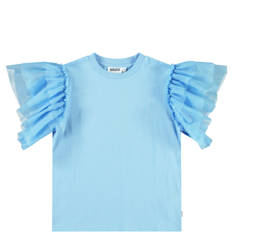 T-shirt con maniche in tulle Robyn Charlotte Pink