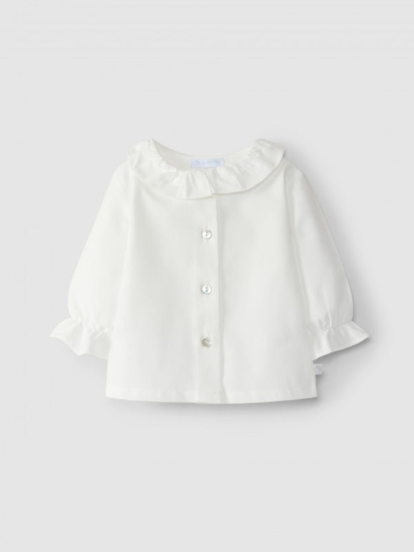 Camicia di mussola bianca