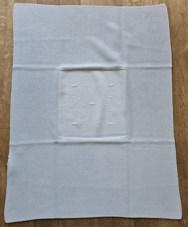 Coperta in maglia di cotone