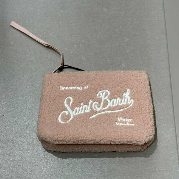 Pochette teddy rosa