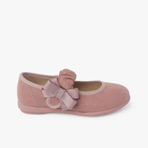 Scarpa con cinturino e fiocco bambina